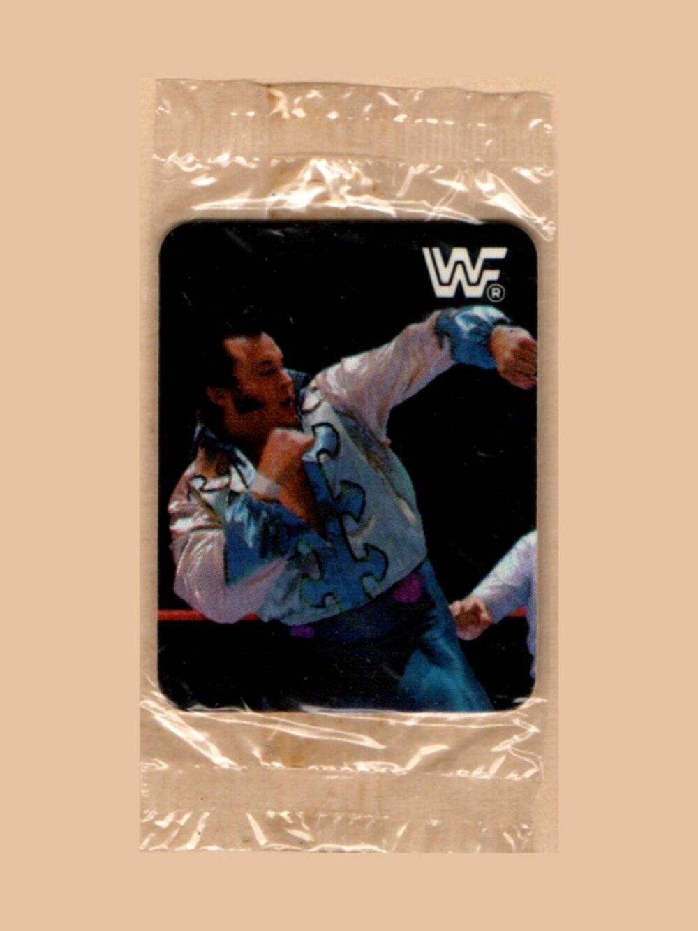 Hostess 1987 WWF WrestleMania Mini Sticker Card Honky Tonk Man Sealed
